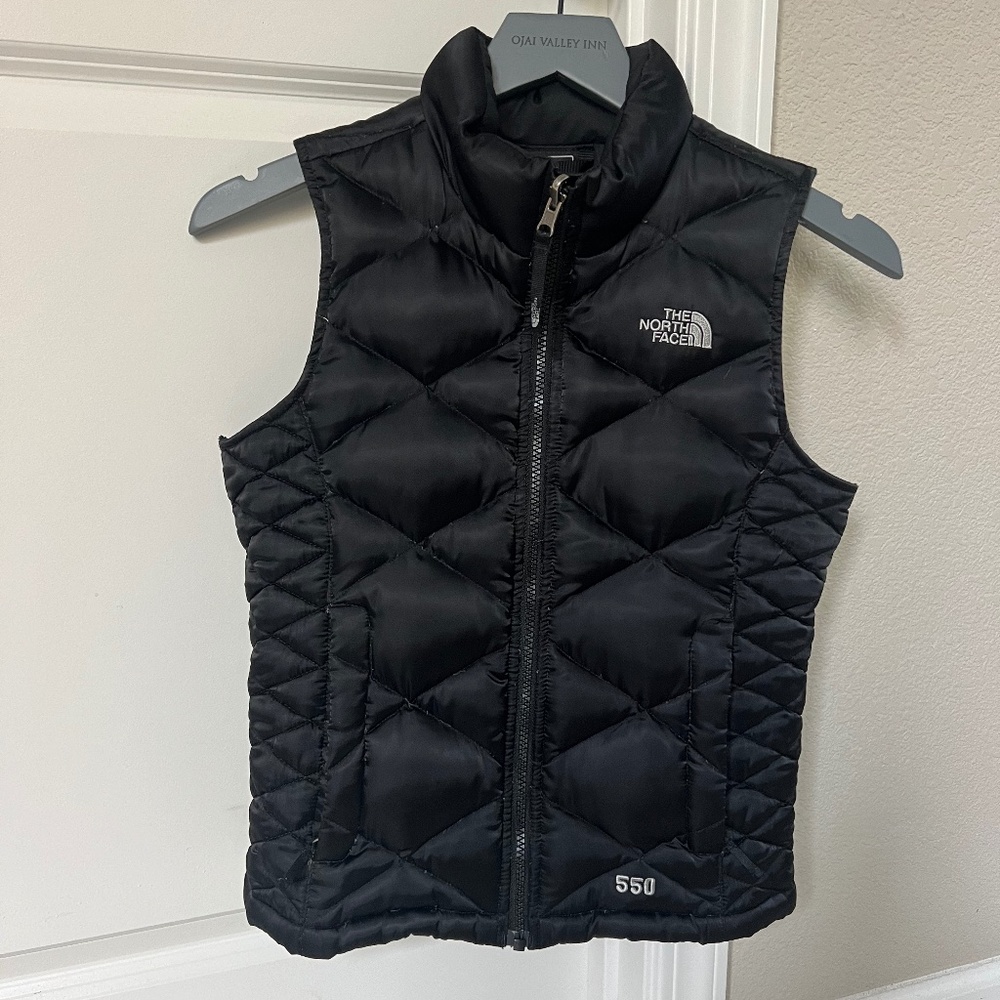 The North Face Black Quilted Vest